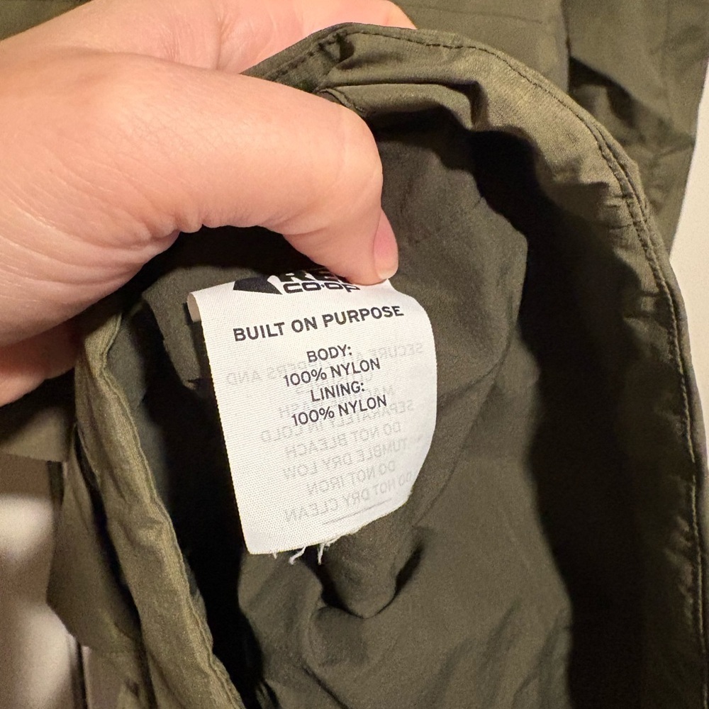 Women’s REI Olive Green Hooded Jacket - Picture 4 of 4